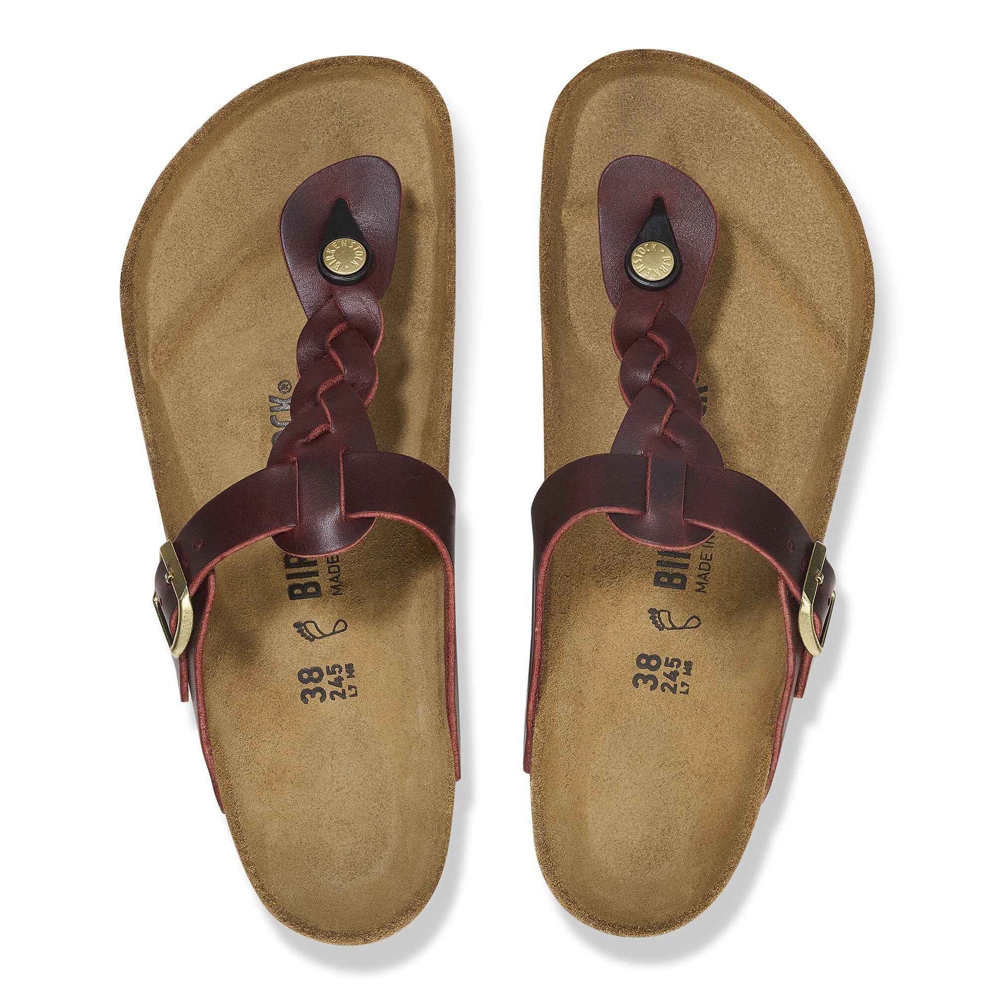 BIRKENSTOCK GIZEH BRAID - ZINFANDEL