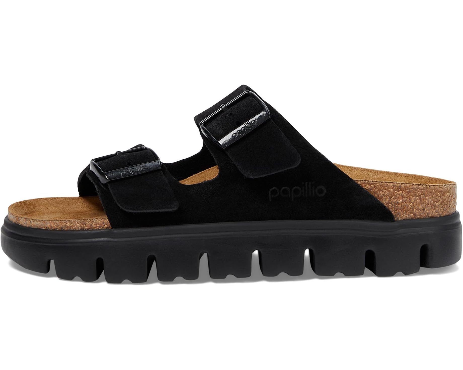 BIRKENSTOCK ARIZONA CHUNKY - BLACK SUEDE