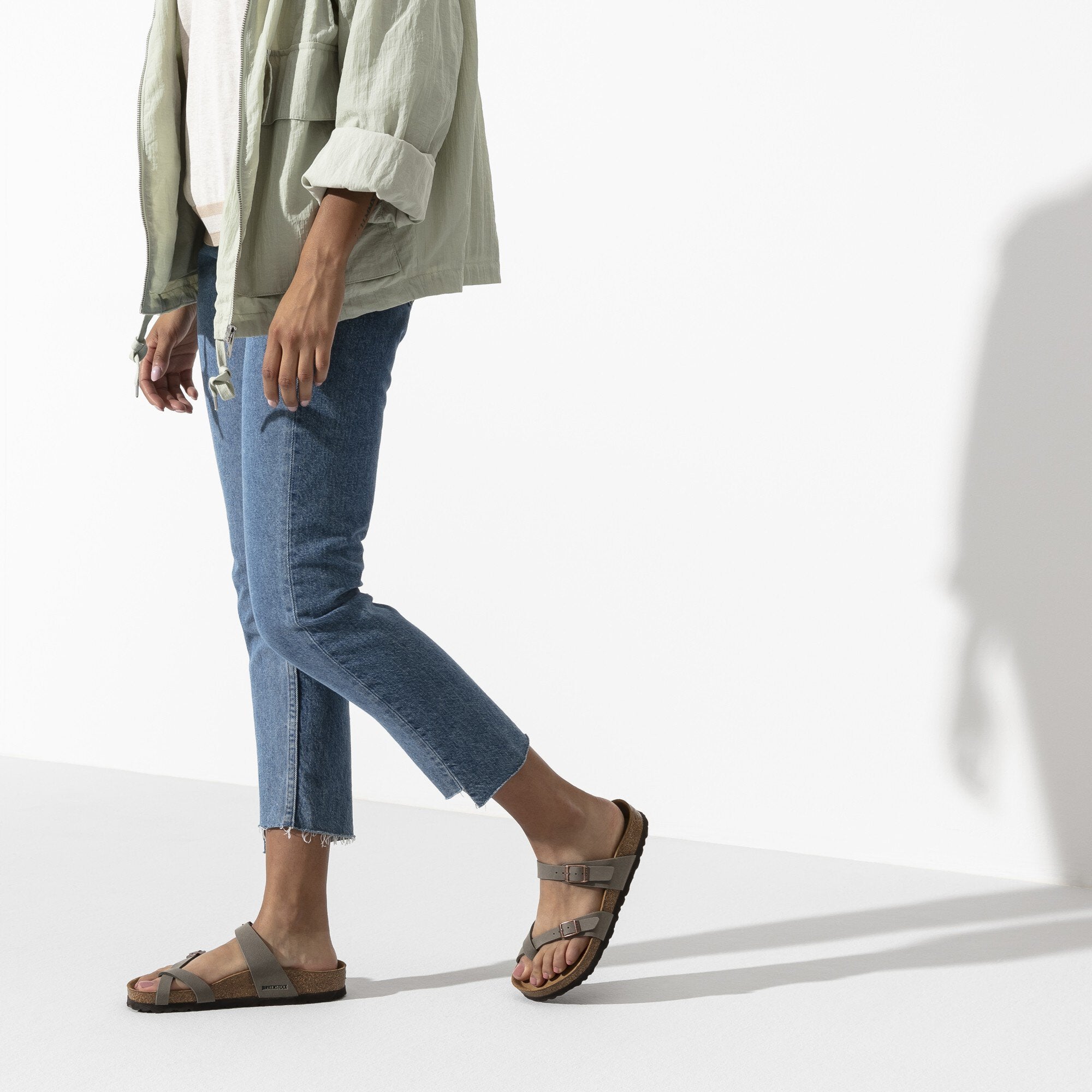 BIRKENSTOCK MAYARI - STONE BIRKI-BUCK