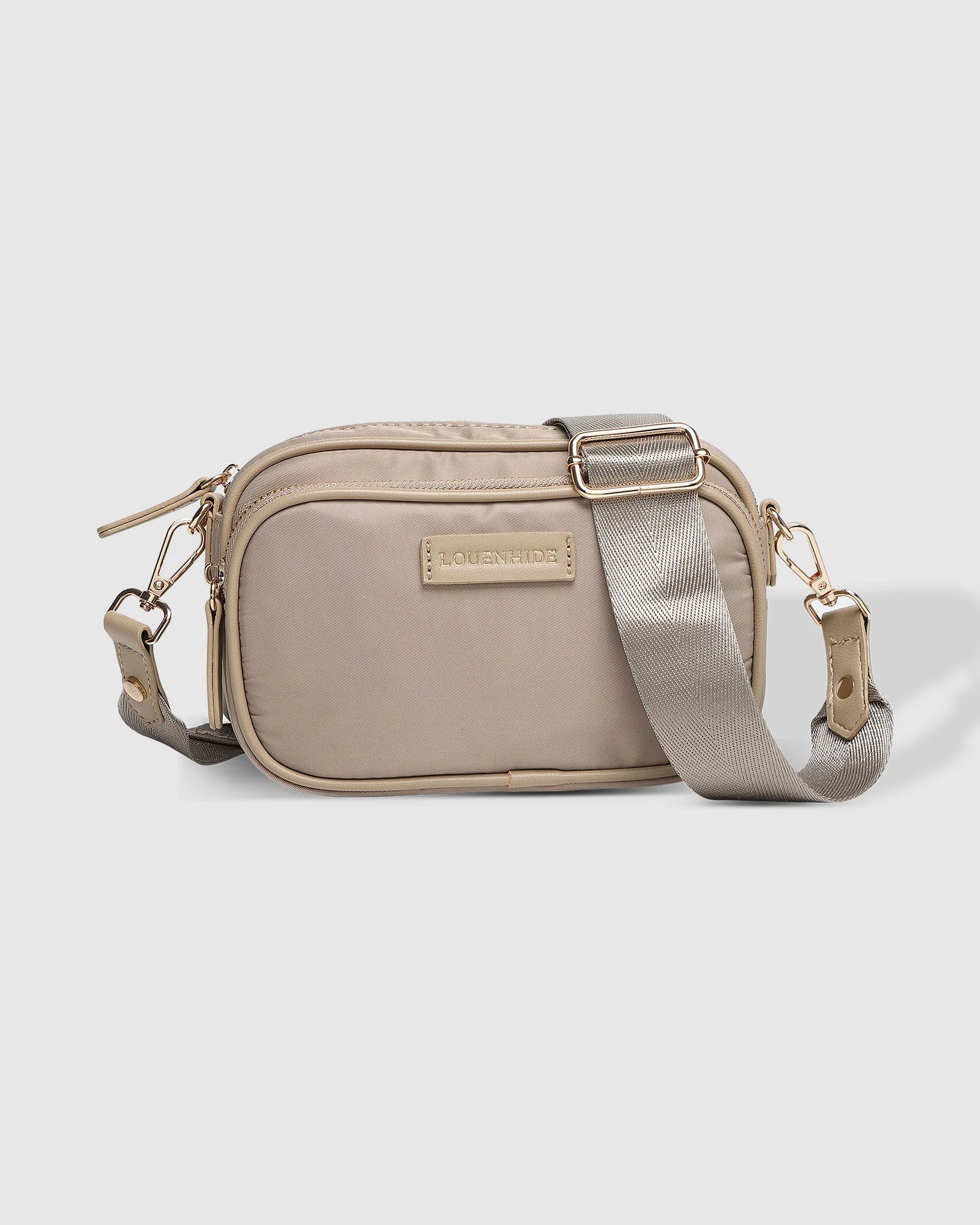 Louenhide - Cali Nylon Crossbody Beige