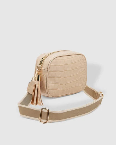 Louenhide - Jacinta Crossbody Croc Butter