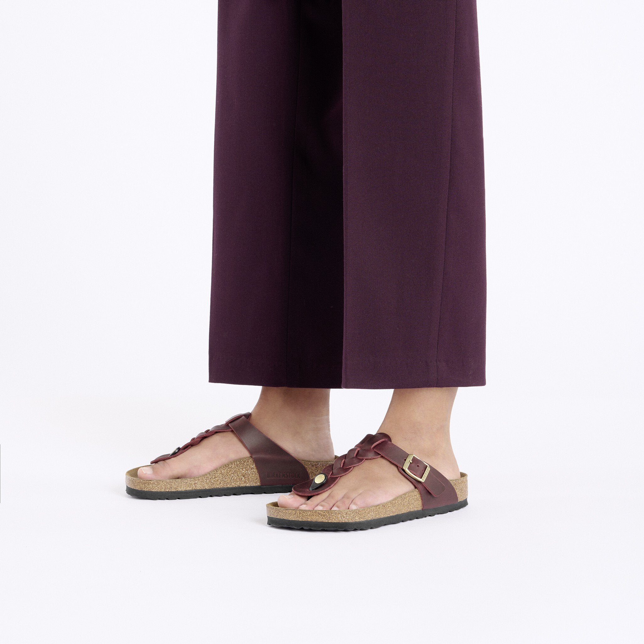 BIRKENSTOCK GIZEH BRAID - ZINFANDEL