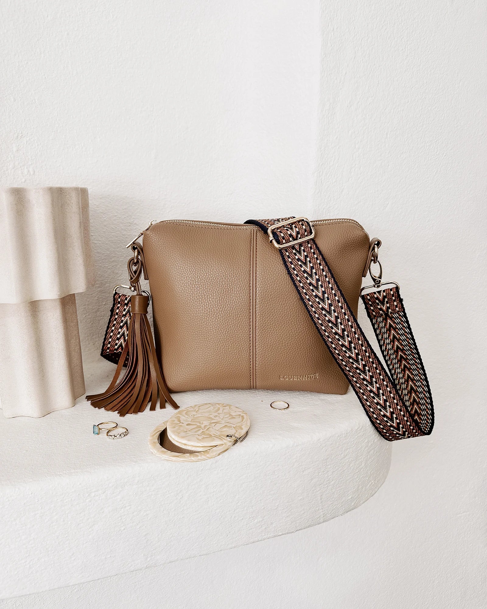 Louenhide - Kasey Crossbody Latte