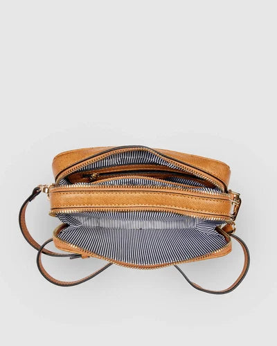 Louenhide - Cassidy Crossbody Lizard Caramel