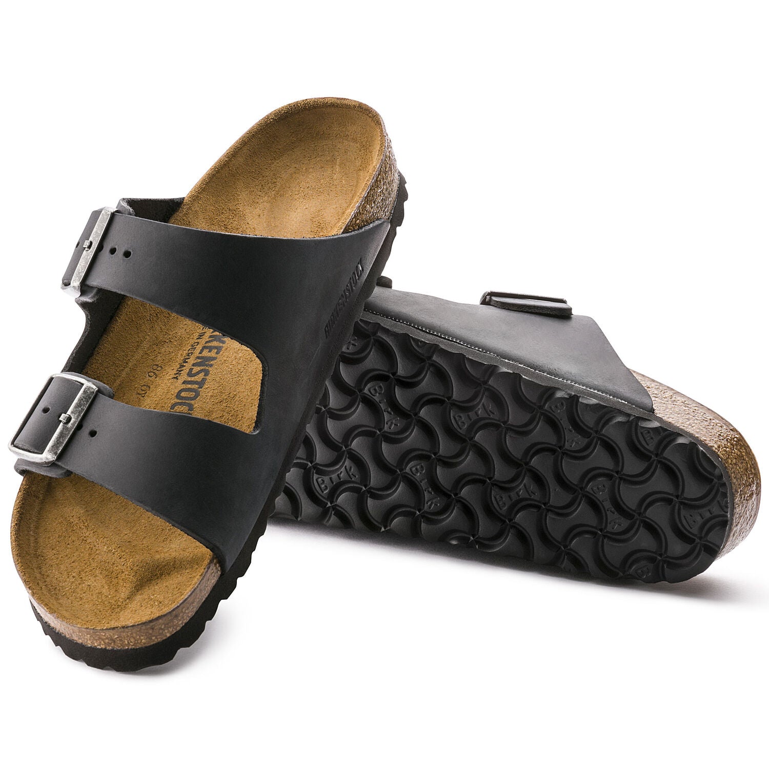 Birkenstock - Arizona Oiled Leather Black 0552111