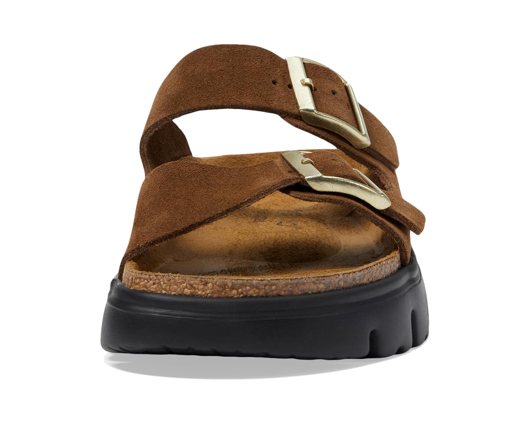 BIRKENSTOCK ARIZONA CHUNKY - DARK TEA SUEDE