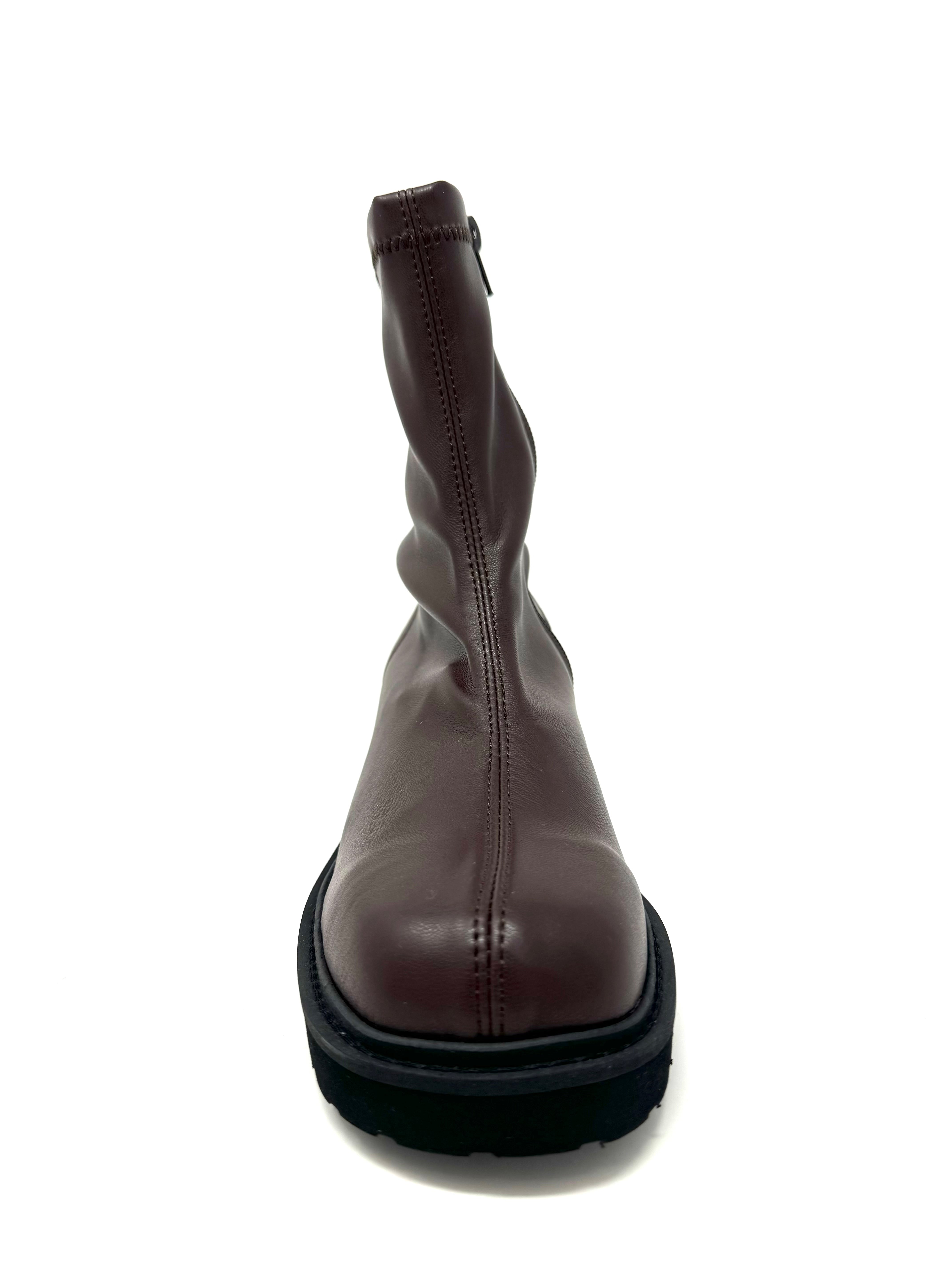 Erica Stretch Boot in Walnut from Novacas