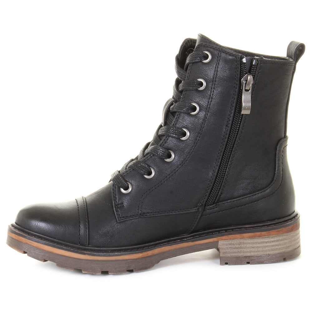 Leona Boot in Black from Wanderlust (Wide Fit)