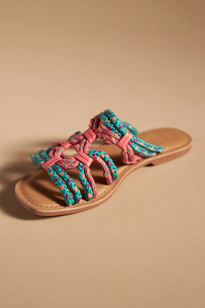 Read My Mind Sandal in Teal from BC Footwear