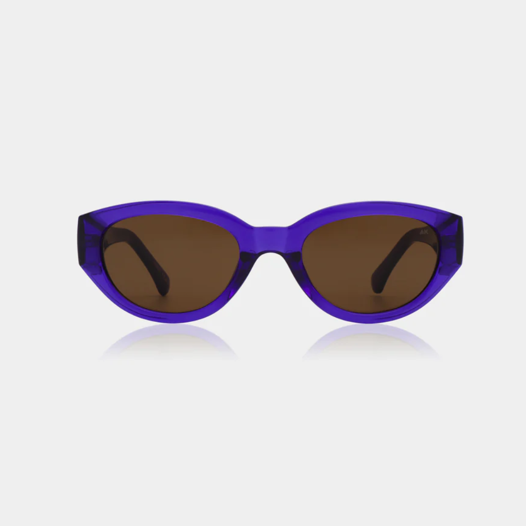 Winnie Sunglasses in Purple Transparent from A. Kjaerbede