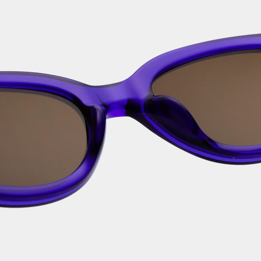 Winnie Sunglasses in Purple Transparent from A. Kjaerbede