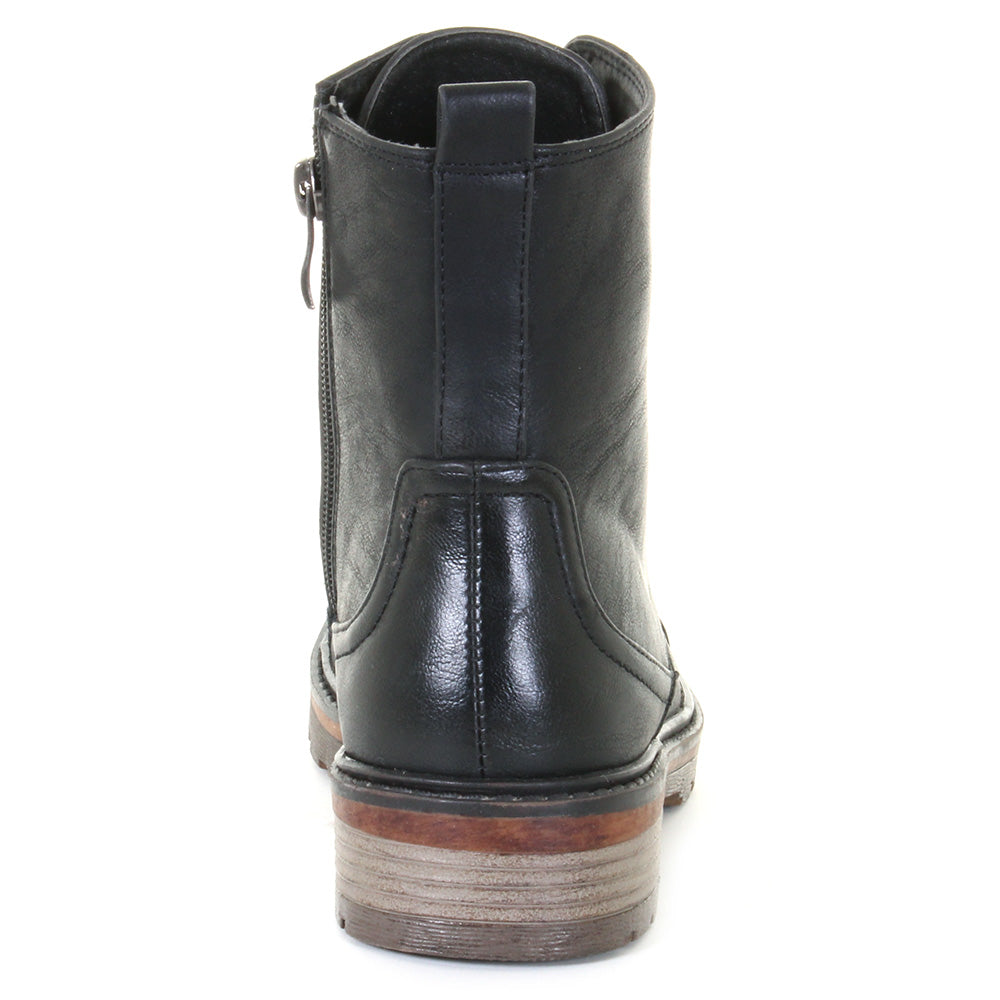 Leona Boot in Black from Wanderlust (Wide Fit)