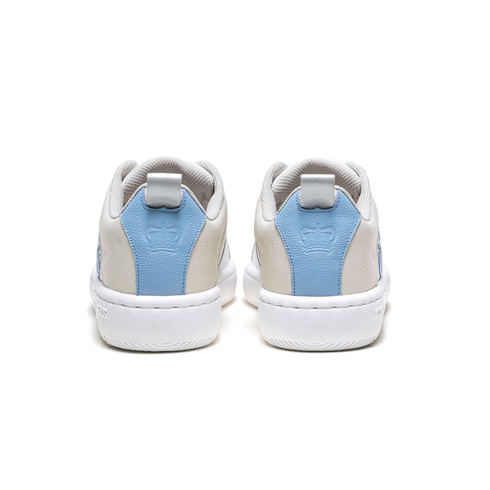 Women's Icon 2.0 White Blue Logo Leather Sneakers 96542-005