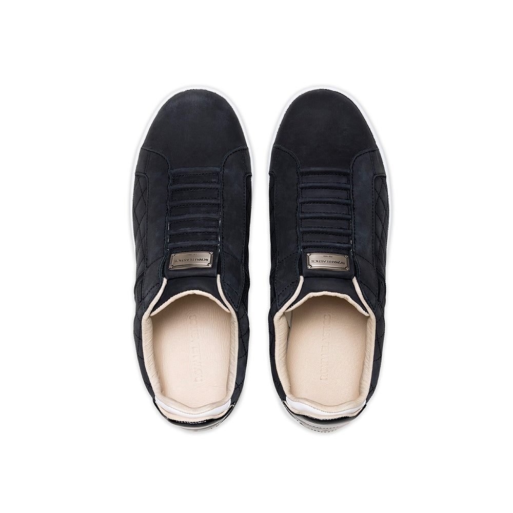 Men's Icon Lux Black Leather Sneakers 02543-999