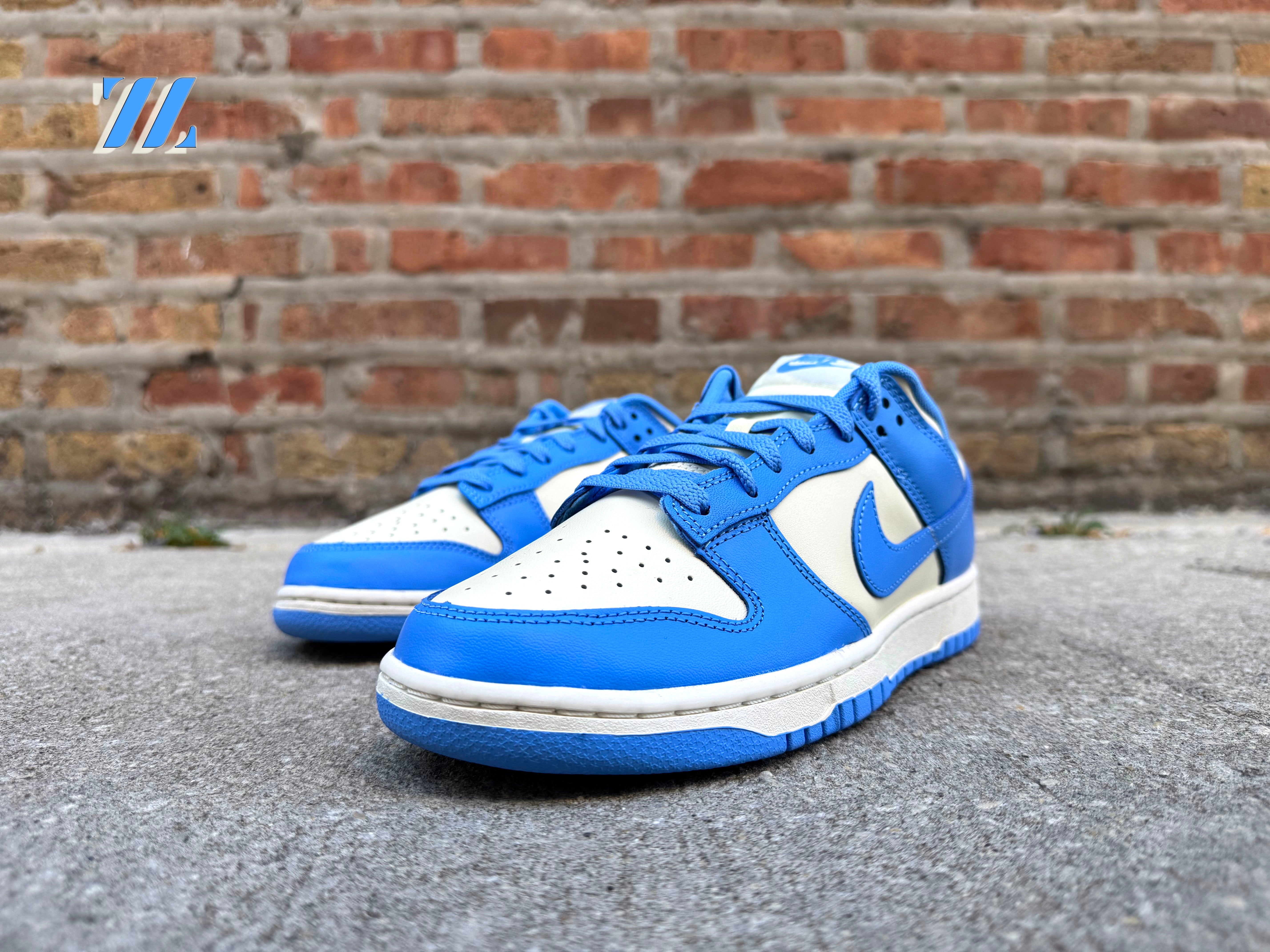 Men's Nike Dunk Low Coconut Milk/University Blue