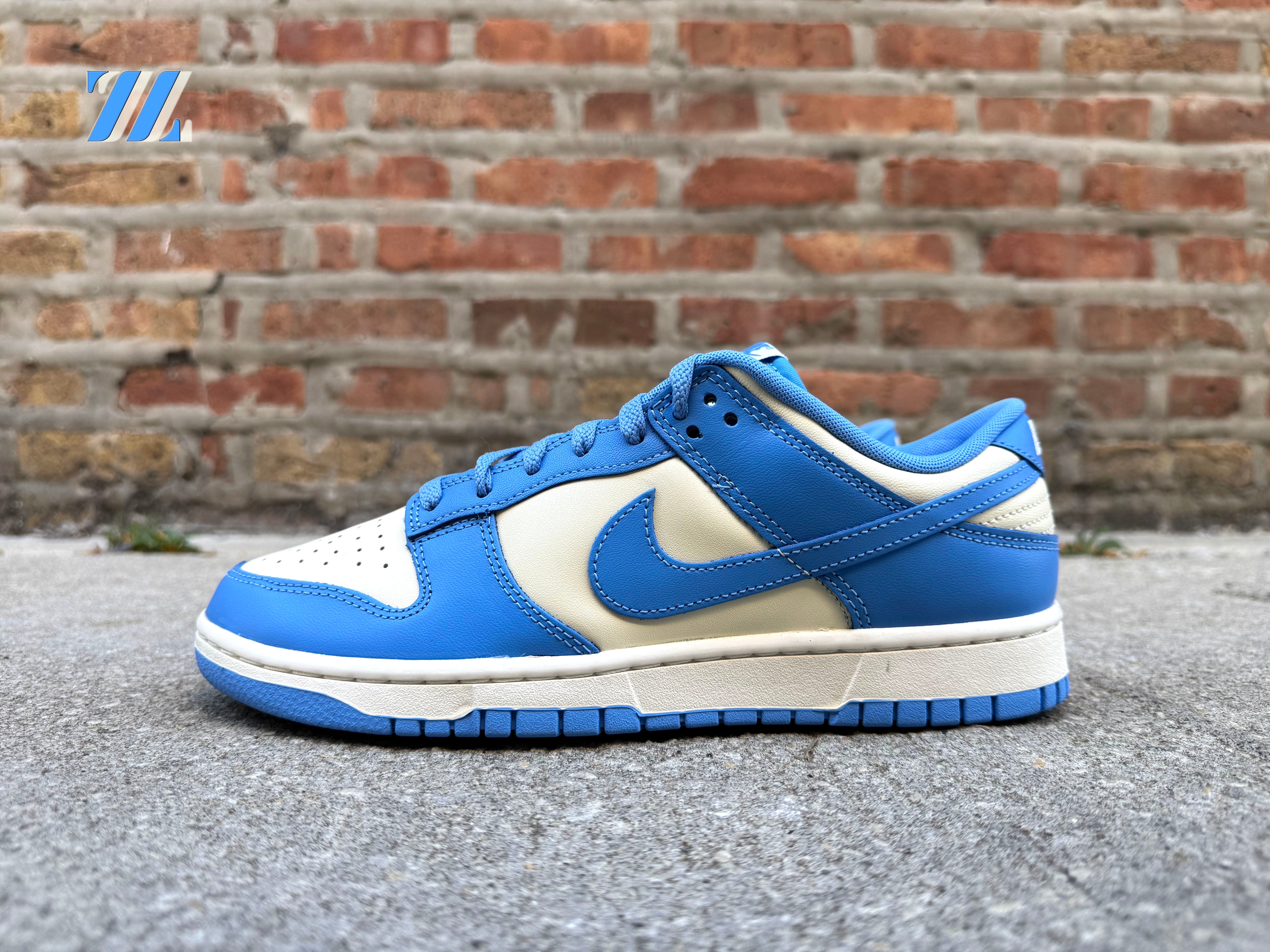 Men's Nike Dunk Low Coconut Milk/University Blue