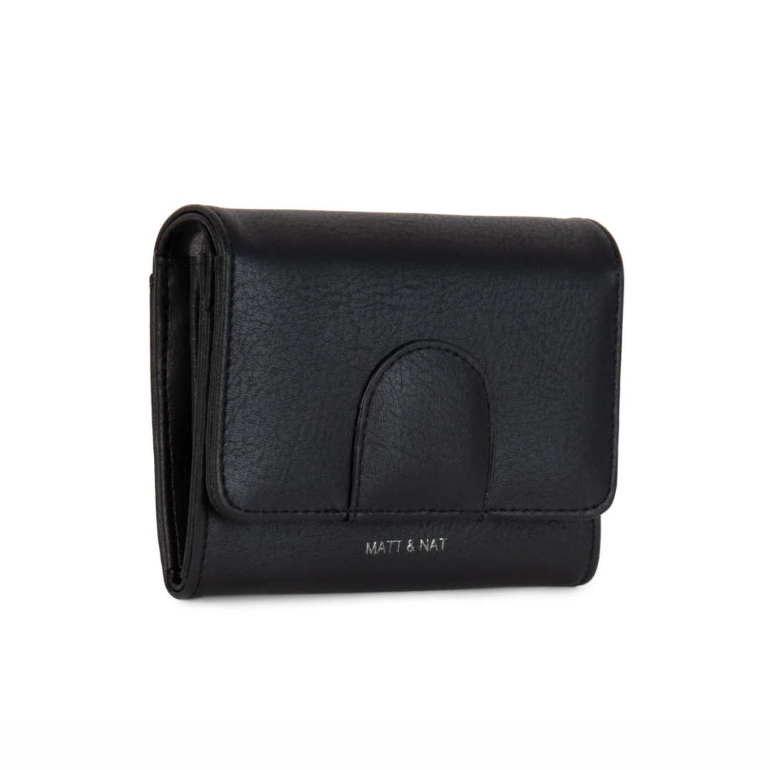 Mellow Small Wallet in Black from Matt & Nat