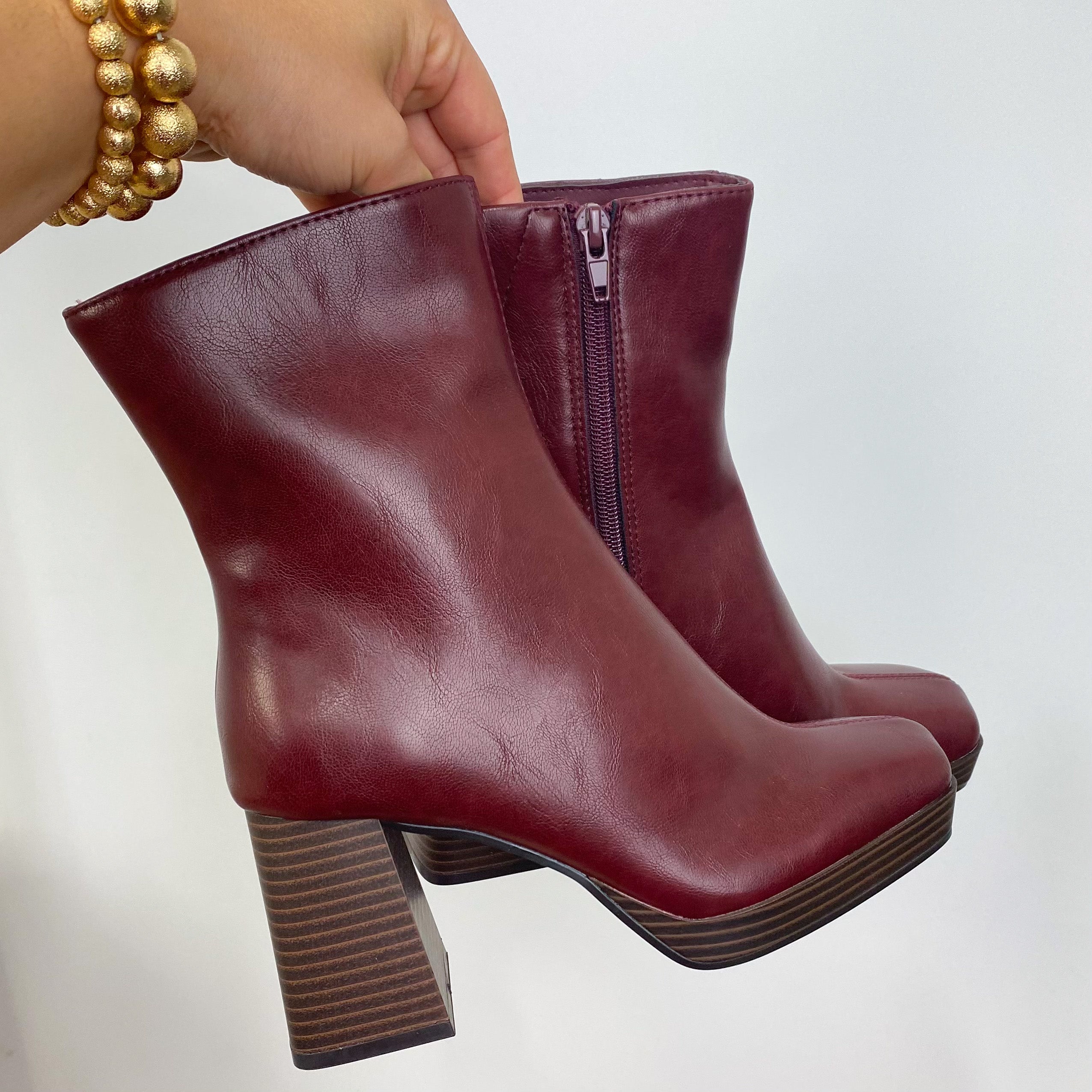 The Bordeaux Bootie