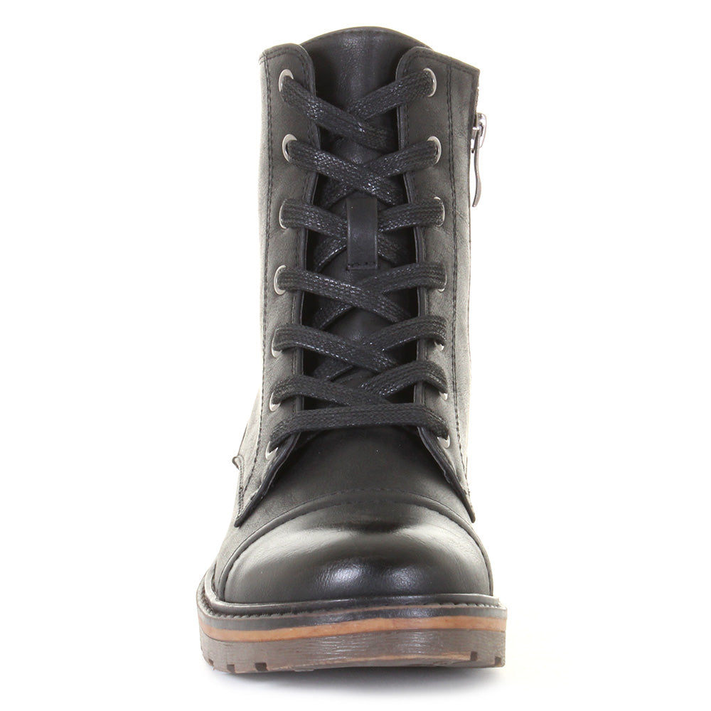 Leona Boot in Black from Wanderlust (Wide Fit)