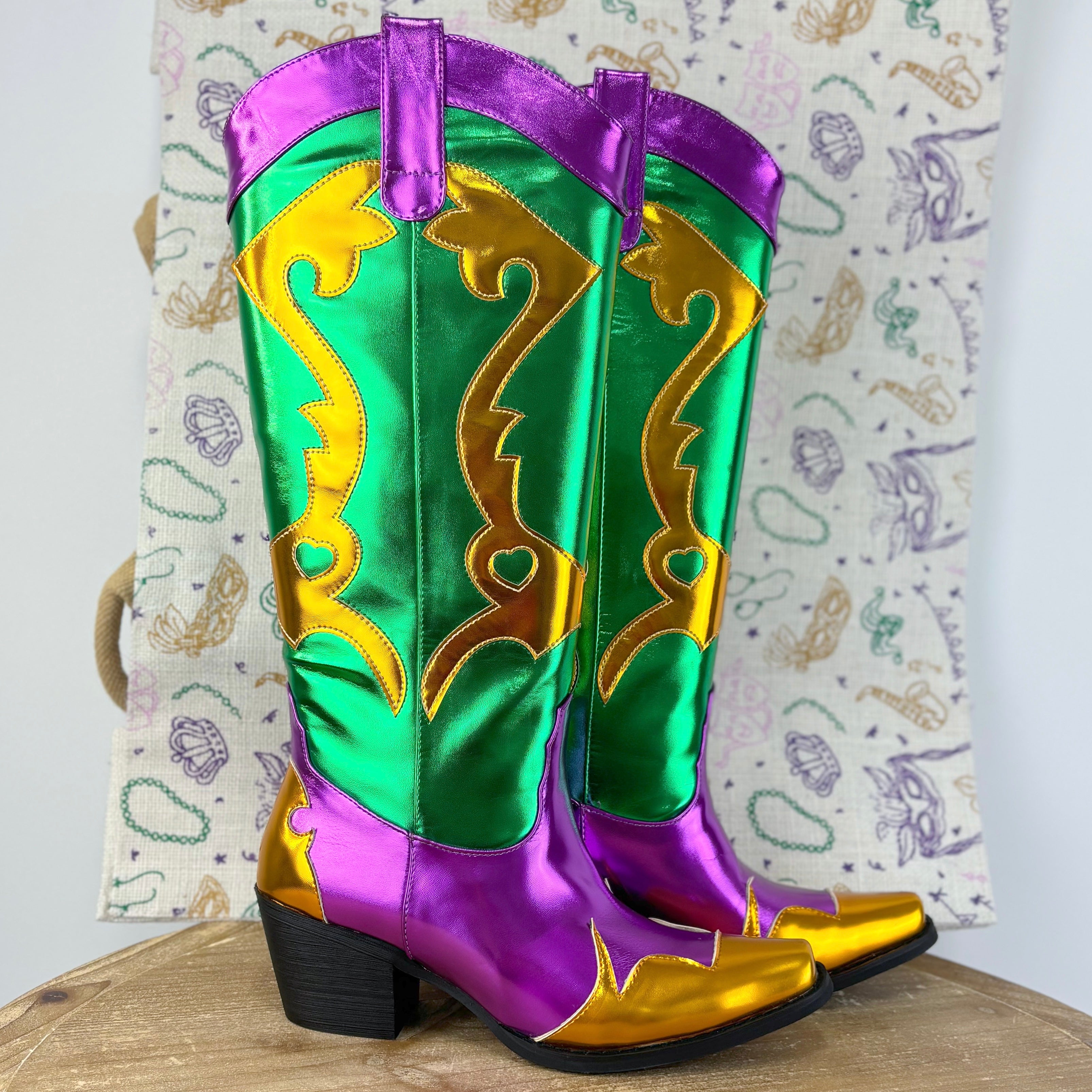 The Krewe Cowgirl Boots